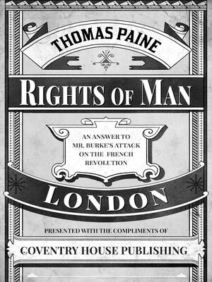 cover image of Rights of Man